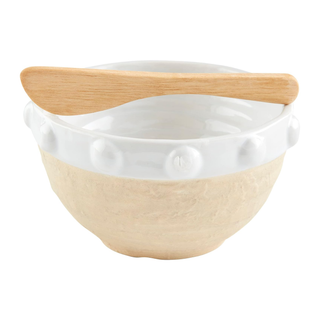 Rim Beaded Dip Bowl