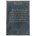 Robert Fulghum - Book Collection (Grey Wood) - Art Print