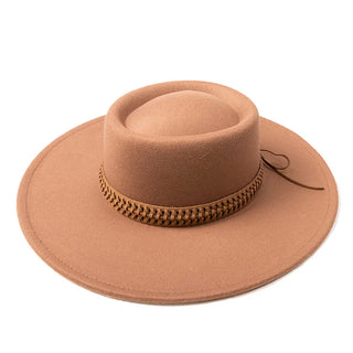 Romy Wide Brim Hat w/ Braided Band