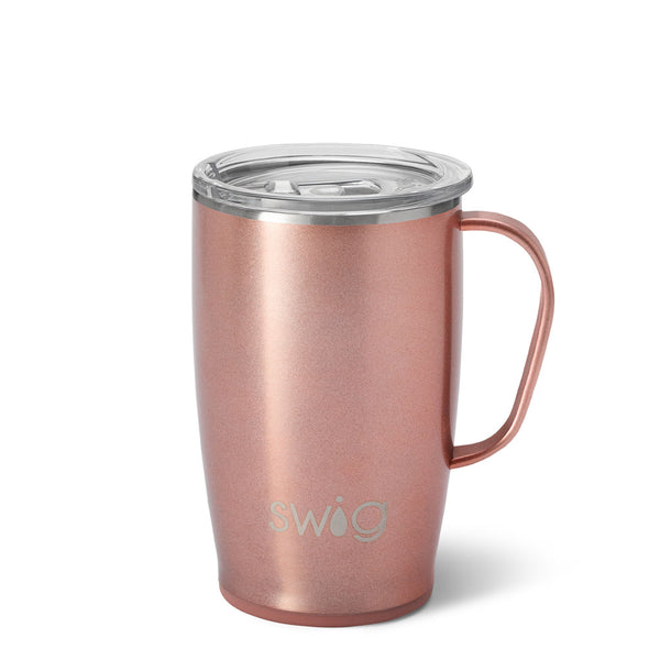 SWIG 18 oz. Mug with Handle {HOLLYDAYS} Insulated Stainless Steel