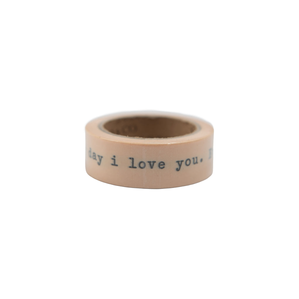 Everyday I Love You Sugarboo Washi Tape