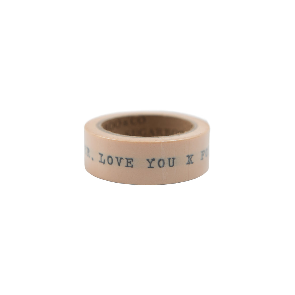 Love You X Forever Sugarboo Washi Tape