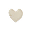 Small Speckled Heart Ceramic Dish- 3" Diameter