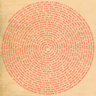 Red Font - Unsolicited Advice Spiral Collection Art Print