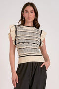 Flutter Sleeve Knit Tank