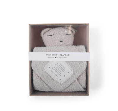 Bear Baby Lovey Blanket