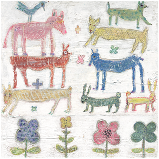 Stacked Animals - Art Print