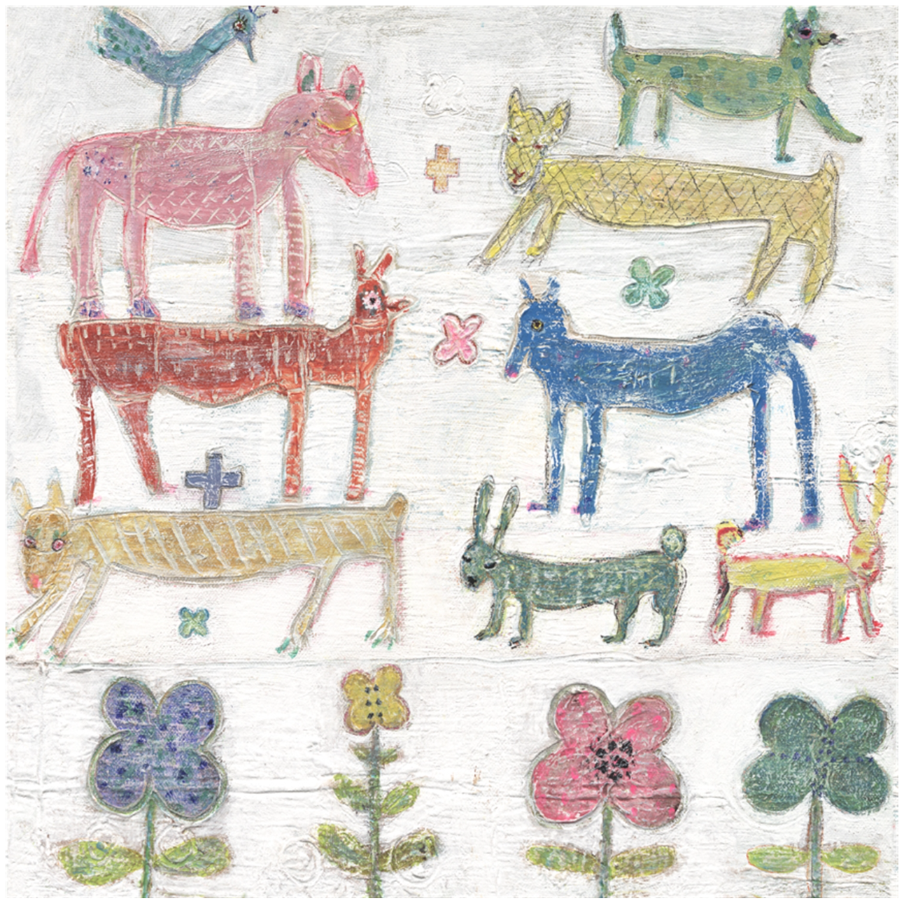 Stacked Animals