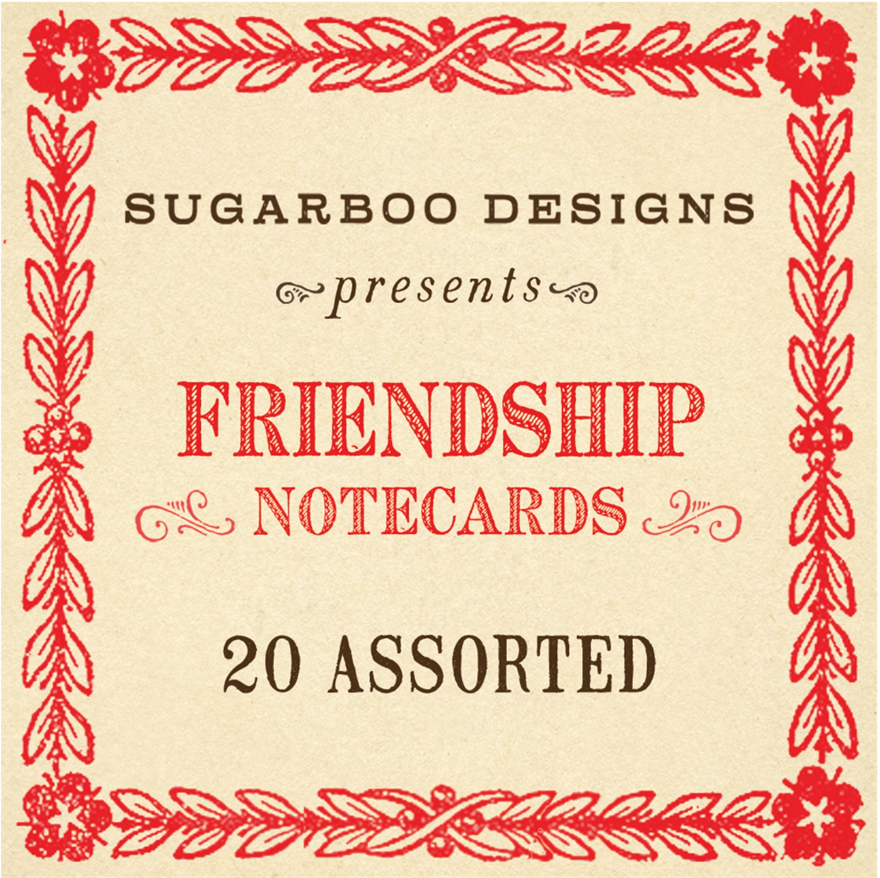 Friendship Notecards - Assorted Set of 20