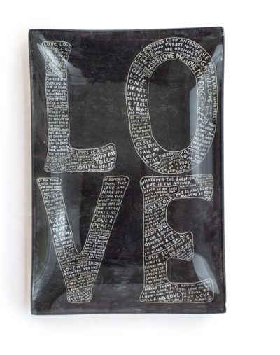 Large Rectangle Decoupage Plate