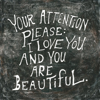 Your Attention Please - Art Print