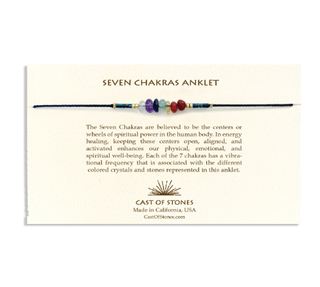Seven Chakras Anklet