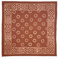 Block Printed Bandana - Brown Circles