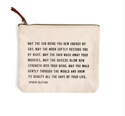Canvas zipper bags with quotes - You are unrepeatable