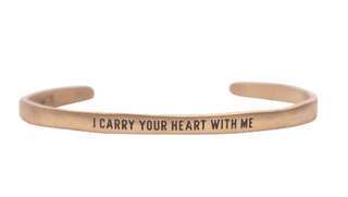 Brass Cuff - I Carry Your Heart With Me