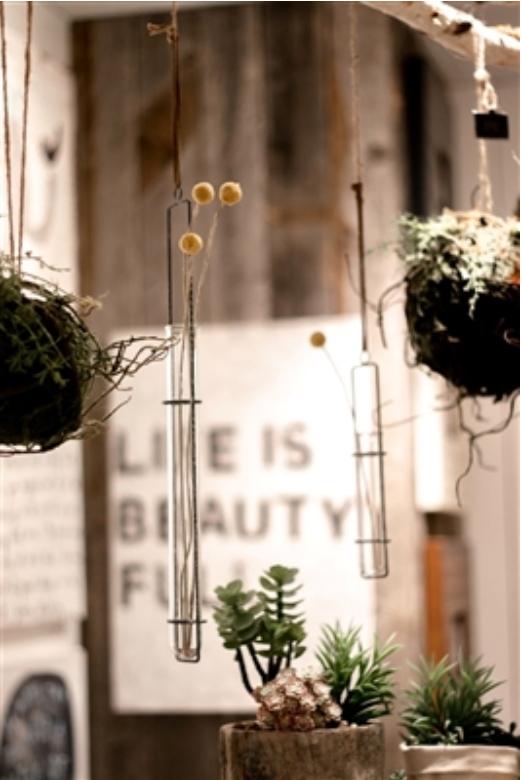 Hanging Glass Tube Vase
