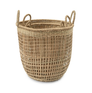 Open Weave Seagrass Baskets