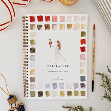 Nutcracker Watercolor Workbook