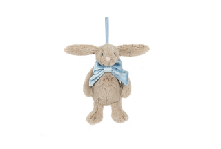 Bashful Beige Bunny Ornament