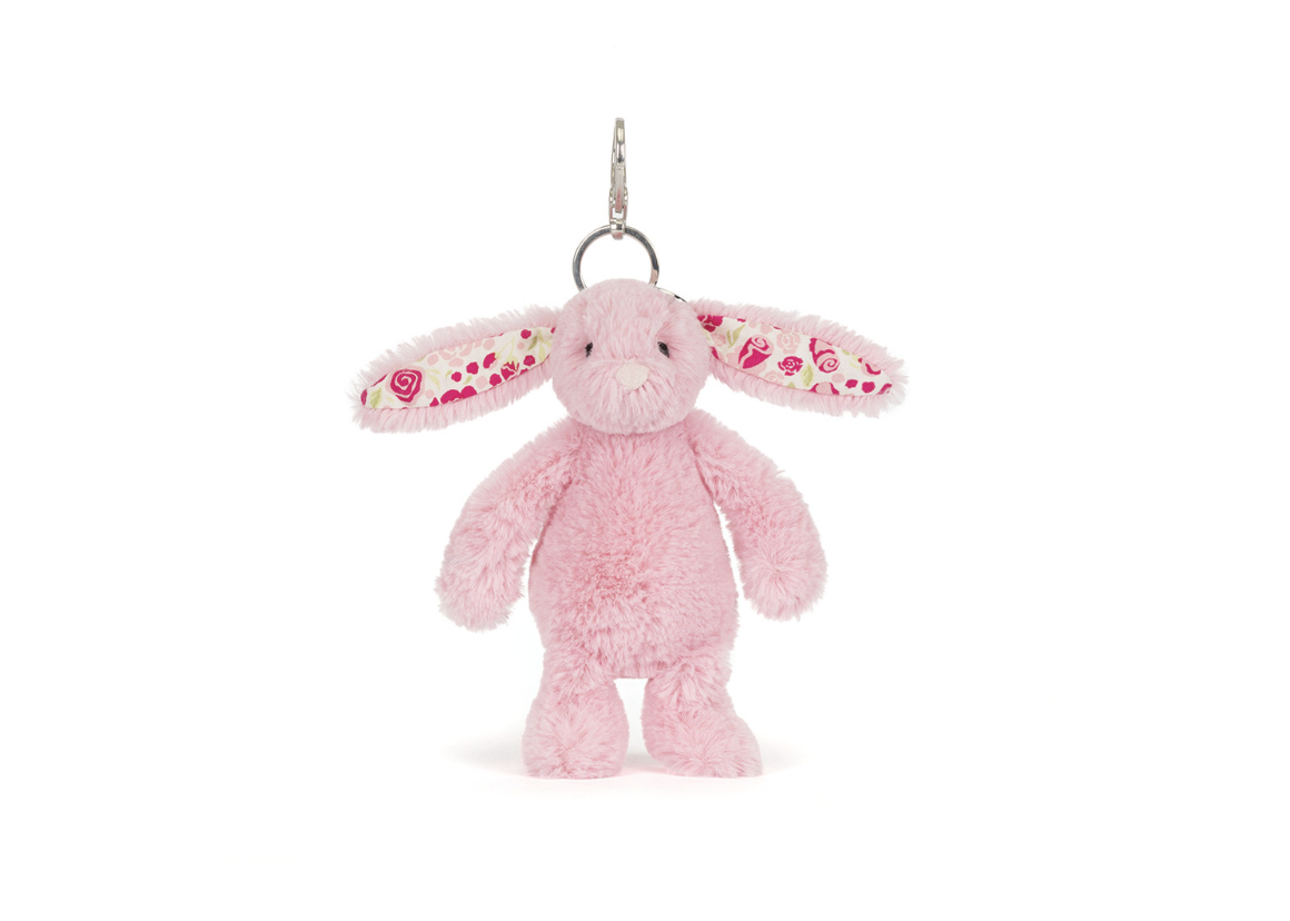 Blushkin Blossom Bunny Bag Charm