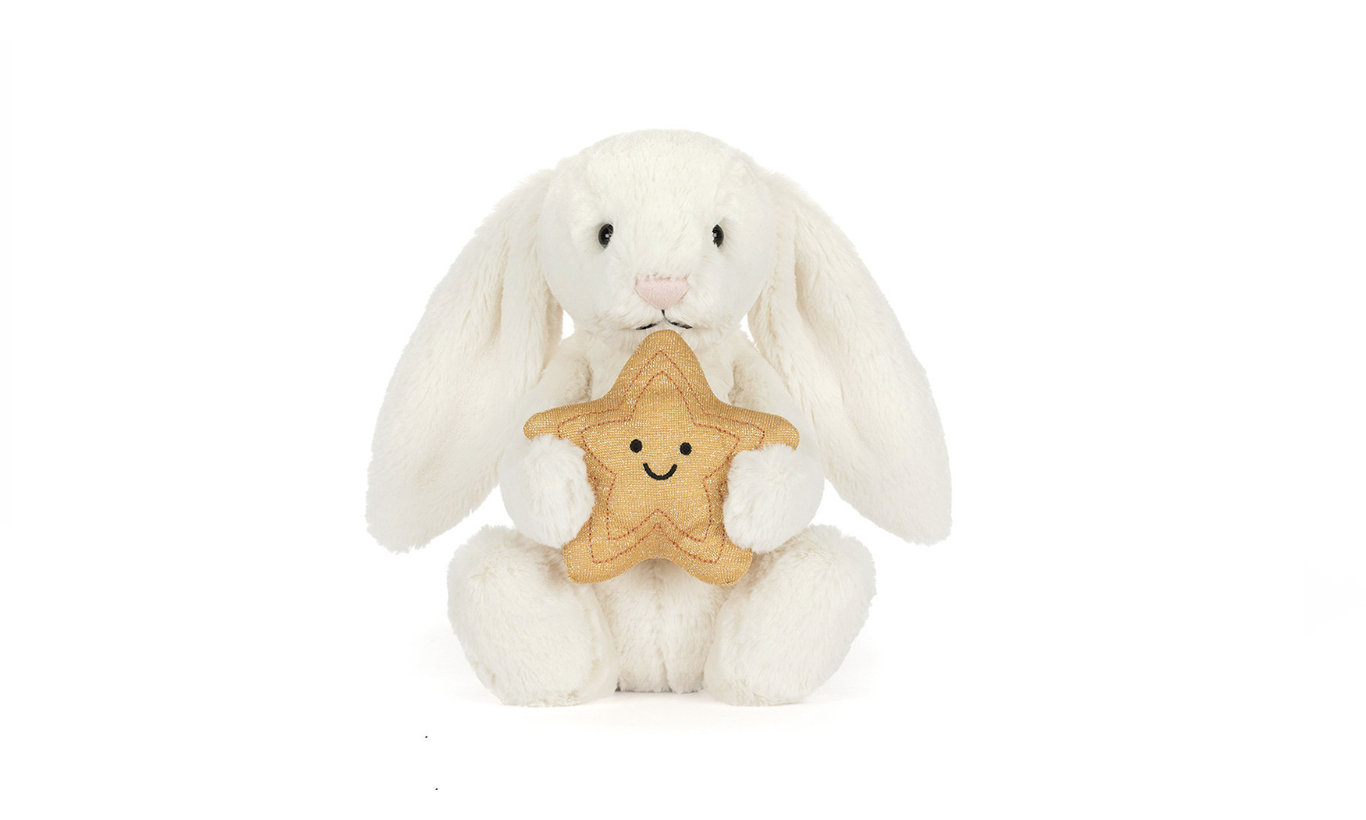 Cream Bunny with Star