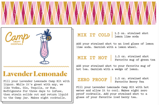 Lavender Lemonade Cocktail Infusion Kit