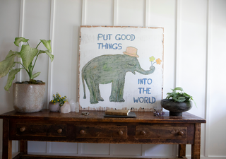 Good Things Elephant - Art Print