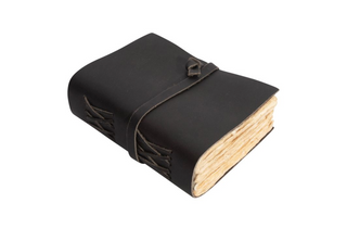 ^Carbon Mini Leather Wrap Journal - 2nd Edition