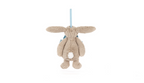 Bashful Beige Bunny Ornament