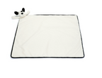 Bashful Black & Cream Puppy Blankie