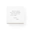 Shine Matches - Here's to Nights 3.5"x3.5"