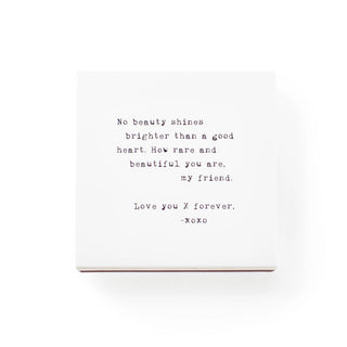 Shine Matches - No Beauty Shines Brighter 3.5"x3.5"