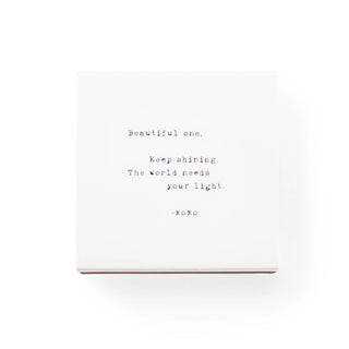 Shine Matches - The World Needs Your Light 3.5"x3.5"