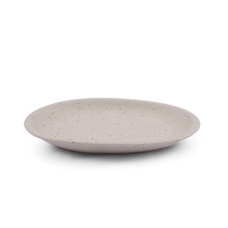 Small Oval Speckled Ceramic Platter - 10"x8" 10"x8"