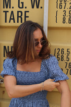 Soho Womens Oval Sunglasses Gold/Brown