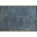 Sophie's Elephant (Grey Wood) - Art Print