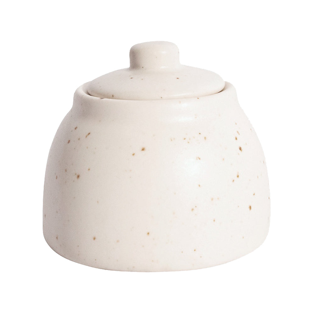 Speckled Ceramic Sugar Jar with Lid