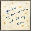 My Sun, My Moon (Grey Wood) - Art Print