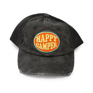 Happy Camper Patch Trucker Sugarboo Hat