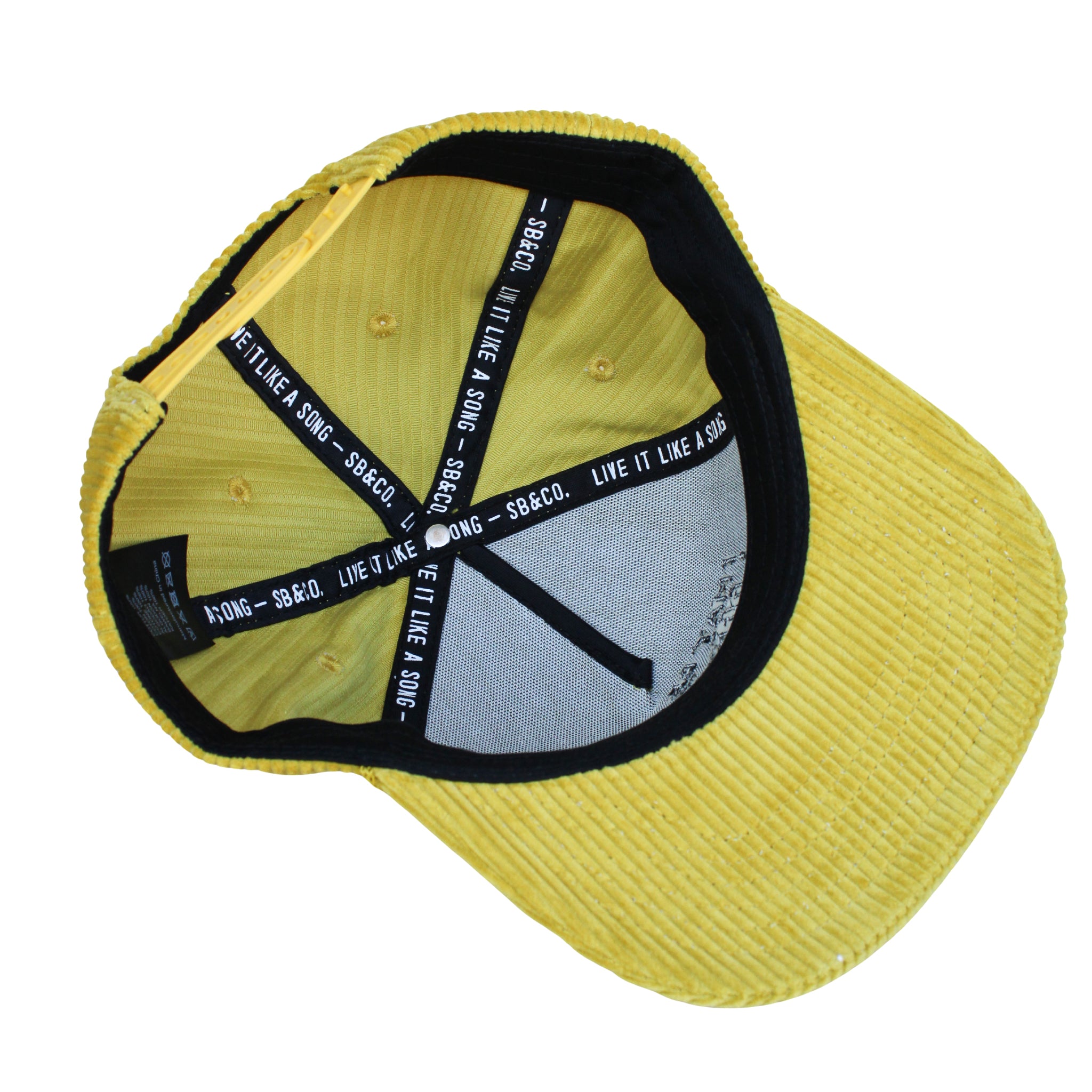 Cool Bands Corduroy Trucker Hat- Chartreuse