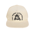 "Stay Trippy" Corduroy Trucker Hat- Cream
