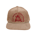 "Stay Trippy" Corduroy Trucker Hat- Flax