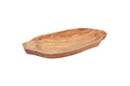 Olive Wood Oval Snack Salad Plate