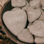 Choose Love Heart Shaped Stone