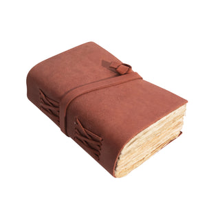 ^Terracotta Mini Leather Wrap Journal - 1st Edition