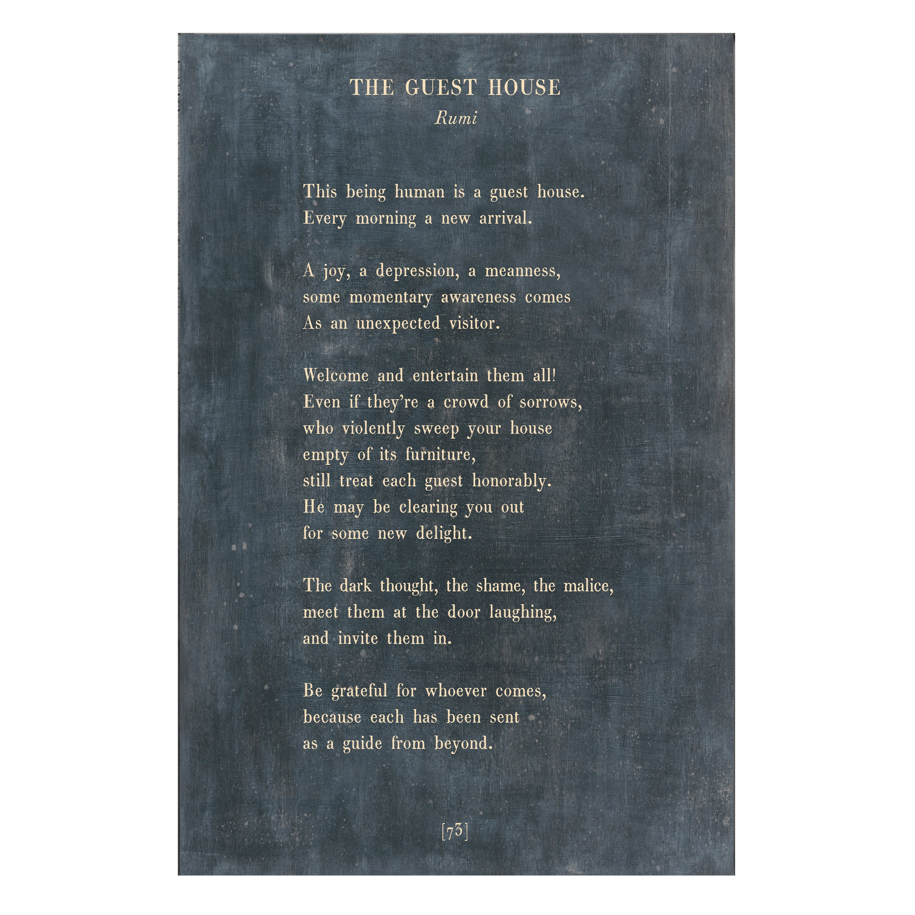 The Guest House - Poetry Collection