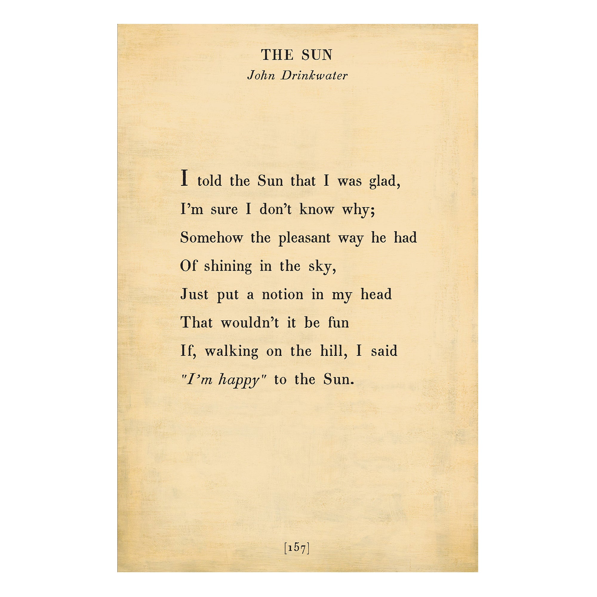 The Sun - Poetry Collection