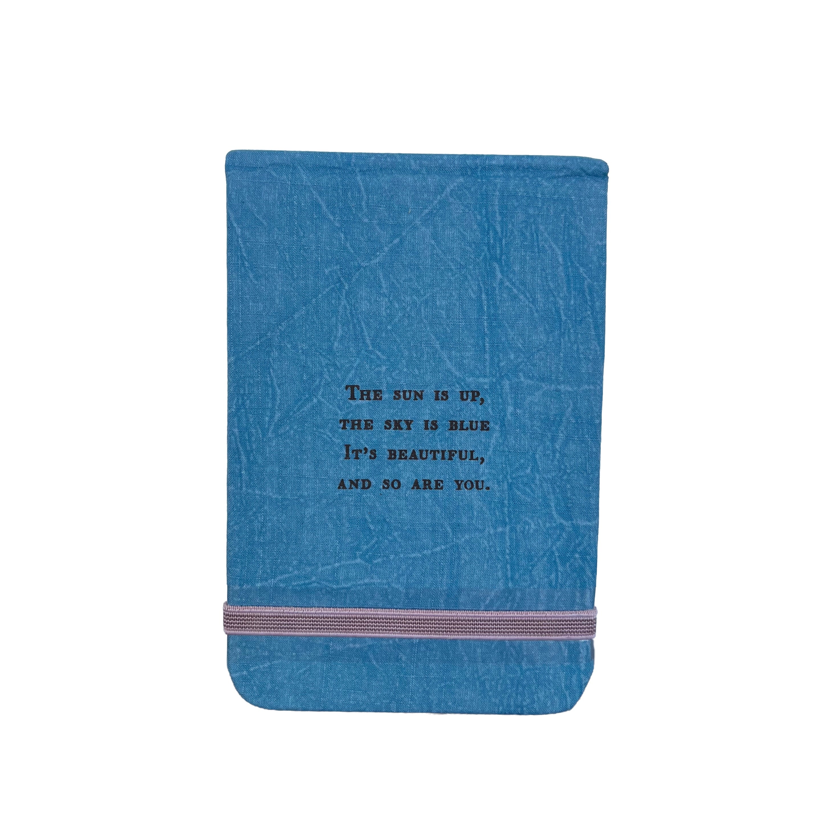 The Sun Is Up Fabric Notebook-3.5"x5.5"