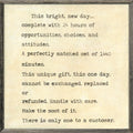This Bright New Day (Grey Wood) - Art Print