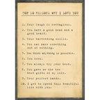 Top 10 Reasons I Love You